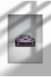 Poster p&acirc;nză ne&icirc;nrămat cu supermașină - Imprimare digitală - 2016 Viper ACR 09 | A3 (29.7 x 42 cm)