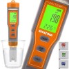Tester electronic calitatea apei, pH si temperatura, ecran LCD, ATC Bigstren