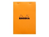 Blocnotes A5, capsat, 80 file, N?16, Rhodia Basic, orange