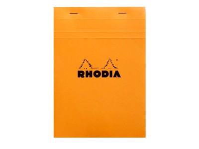 Blocnotes A5, capsat, 80 file, N?16, Rhodia Basic, orange foto