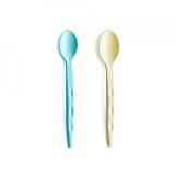 Cumpara ieftin Set 2 lingurite pentru copii BabyJem (Culoare: Verde)