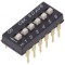Comutator DIP-SWITCH 6 Secțiuni ON-OFF 0,025A 24VDC