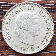 (M2031) MONEDA ELVETIA - 5 RAPPEN 1942