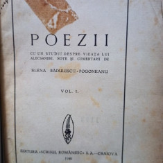 Vasile Alecsandri - Poezii, vol. I (1940)