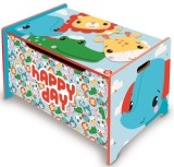 Ladita din lemn pentru depozitare jucarii Fisher Price, Happy Day, Arditex