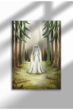 GHOST-04|Artă murală b&acirc;ntuită, decor &icirc;nfricoșător, reproducere digitală | A4 (21 x 29.7 cm) - GHOST-04