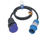 Prelungitor Alimentare AS SCHWABE 3G2,5mm&sup2; 1,5m Negru 1 Priză Cod 762483