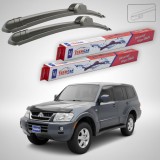 Cumpara ieftin Ștergătoare Mitsubishi Montero, Pajero III (V60, V70) 2000-2006 | Set Față Flat &ndash; TeamCar&reg;