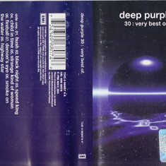 Caseta Deep Purple ‎– 30: Very Best Of, originala, sigilata, holograma