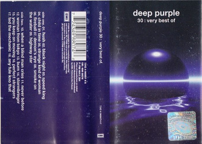 Caseta Deep Purple &amp;lrm;&amp;ndash; 30: Very Best Of, originala, sigilata, holograma foto