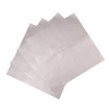 Set 4 folii de protectie pentru aragaz Tiessa, detasabile, reutilizabile, usor de spalat, din teflon, 27x27 cm, argintiu