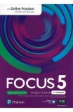 Focus 5 Student's Book and ActiveBook with Online Practice, 2nd edition (B2+) - Paperback brosat - Pearson