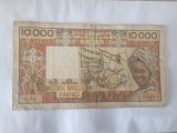 Africa de Est Senegal 10 000 Francs 1990 Rara