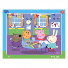 Puzzle cu rama - Purcelusa Peppa (40 piese) PlayLearn Toys