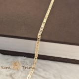 Bratara Milanese , placata aur 18K, 19 cm, Brazilia