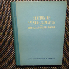 STATIUNILE BALNEO-CLIMATICE DIN R.P.R. ANUL 1955