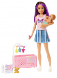 Papusa - Barbie Mamica satena cu bebelus | Mattel