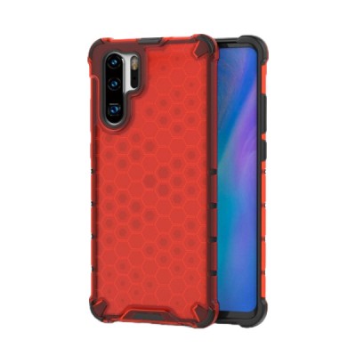 Husa HUAWEI P30 Pro - Gel TPU Honeycomb Armor (Rosu) foto