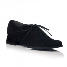 Pantofi piele intoarsa Parish Negru - sau Orice Culoare