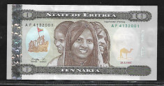Eritrea 10 Nafka 1997 -UNC foto