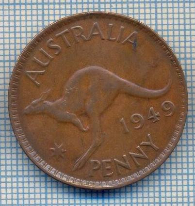 AX 528 MONEDA- AUSTRALIA - 1 PENNY -ANUL 1949 -STAREA CARE SE VEDE