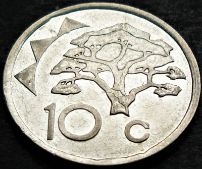 Moneda exotica 10 CENTI - NAMIBIA, anul 1993 * cod 4962 foto
