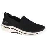 Pantofi pentru adidași Skechers Go Walk Arch Fit-Delora 124418-BKW negru