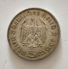 Germania - 5 Reichsmark 1936 A - Argint foto