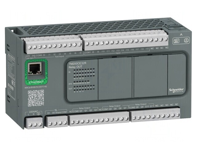 Controler Programabil PLC 12 Iesiri 20 Intrari IP20 Releu TM200CE32R