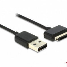 Cablu USB 2.0 date si alimentare tableta ASUS Eee Pad Negru 1m, Delock 83451