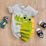 Salopeta gri pentru baietei - Croco (Marime Disponibila: 6-9 luni (Marimea 19, Superbaby