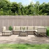 VidaXL Set mobilier de grădină cu perne, 8 piese, antracit, poliratan 3186768