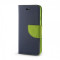 Husa Flip Fancy Samsung A217 Galaxy A21s Blue / Verde