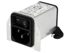 Conector alimentare AC tată 2A 250V IEC 60320