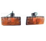 Set semnalizare fata portocalii Vespa P - Vespa PX 80 E - PX 100 E - PX 125 E - PX 150 E - PX 200 E