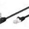 Patch cord Cat 5e, U/UTP, conexiune 1:1, 0.25m, Goobay - 94169