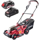Raider RDP-BCLM20 + RDP-R20 - Masina de tuns iarba 37 cm 35 l + Set 1 acumulator si incarcator Li-Ion 20 V 2 Ah