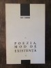 POEZIA MOD DE EXISTENTA - ION BIBERI