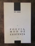 POEZIA MOD DE EXISTENTA - ION BIBERI