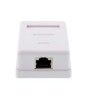 Priza simpla FTP cat6 RJ45 ecranat pe tencuiala Well