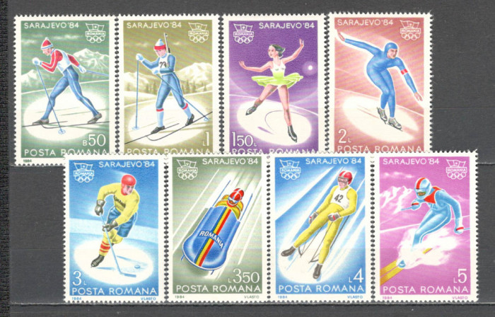 Romania.1984 Olimpiada de iarna SARAJEVO ZR.723