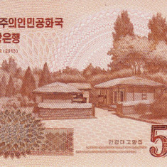 Bancnota Coreea de Nord 5.000 Won 2013 - P67s UNC SPECIMEN