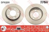 Disc frana SSANGYONG REXTON (GAB) (2002 - 2012) TRW DF6205