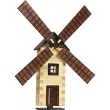 Set Moara de vant din lemn decorativa pentru perete, Walachia