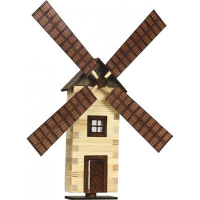 Set Moara de vant din lemn decorativa pentru perete, Walachia foto