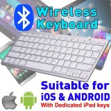 Cumpara ieftin Tastatura BK3001 Wireless Bluetooth Pentru Telefon, Tableta sau Tv