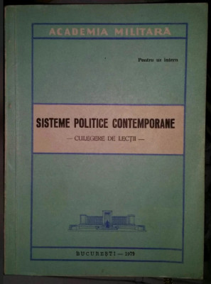 Sisteme politice contemporane Culegere de lectii/ C. Poenaru, V. Gherghescu foto