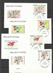 WALLIS E FUTUNA 2001 FLORI FDC foto