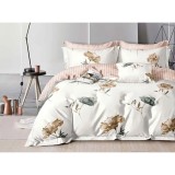 Cumpara ieftin Lenjerie de Pat 4 Piese - Bumbac Satinat - SUZ110