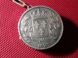 5 FRANCS 1823 LOUIS XVIII medalion